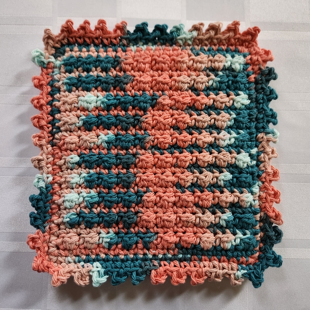 NWOT, Crocheted Cotton Hot Pad